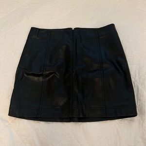 Black Leather Skirt Size Small Wild Fable Brand